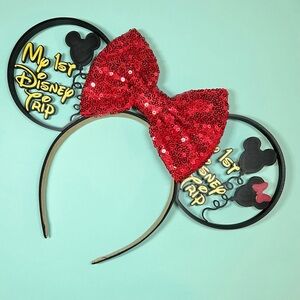 First Disney trip 3d printed Mickey ears